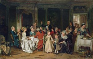 El brindis a la novia, 1870 de Marc Louis Benjamin Vautier